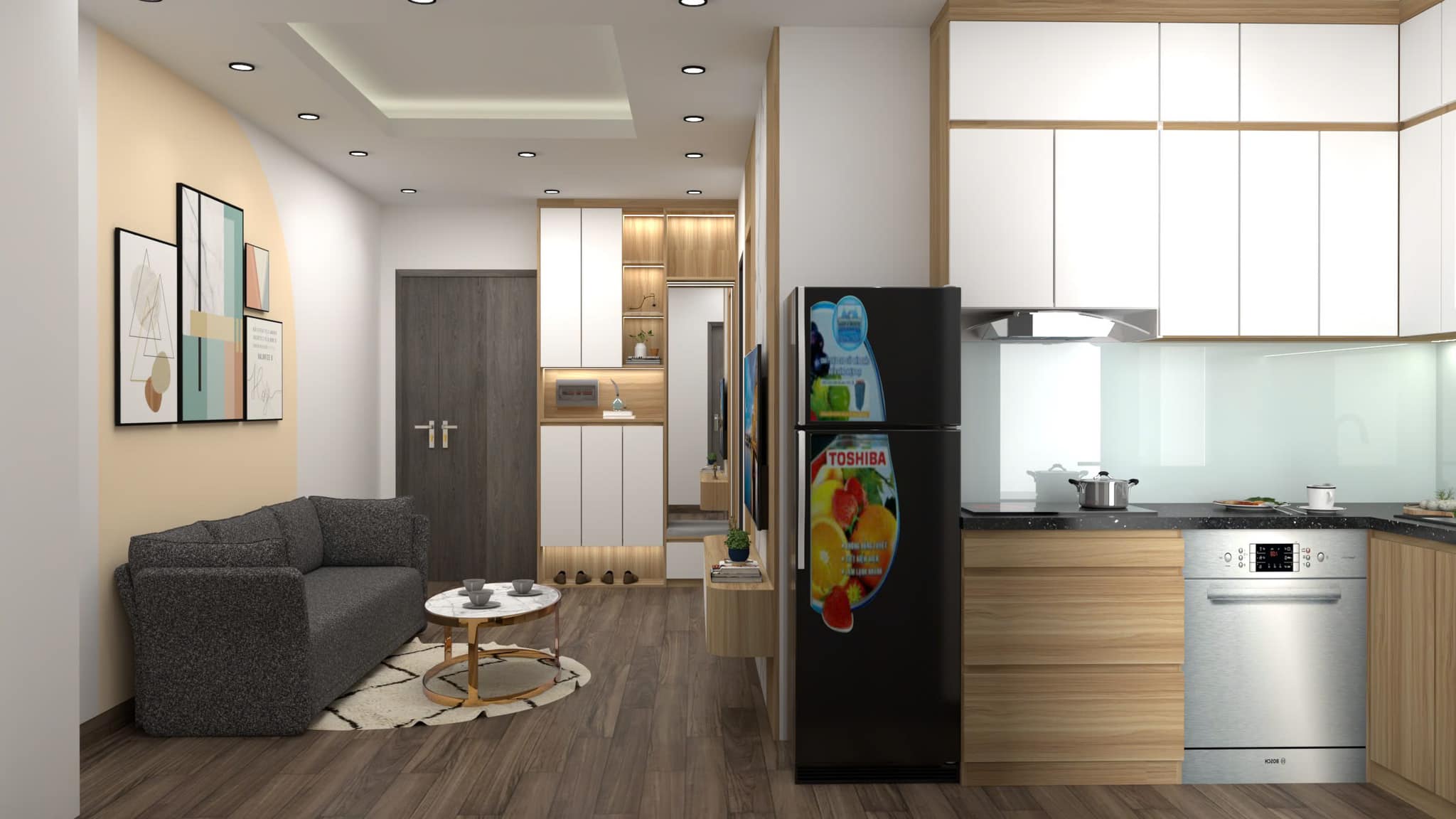 Không thể tin nổi căn hộ 2 ngủ đẹp long lanh, view hồ Linh Đàm full nội thất, chỉ 2.3 tỷ - Ảnh 2